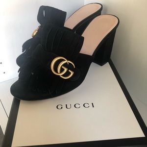 Gucci Marmont Block Heel